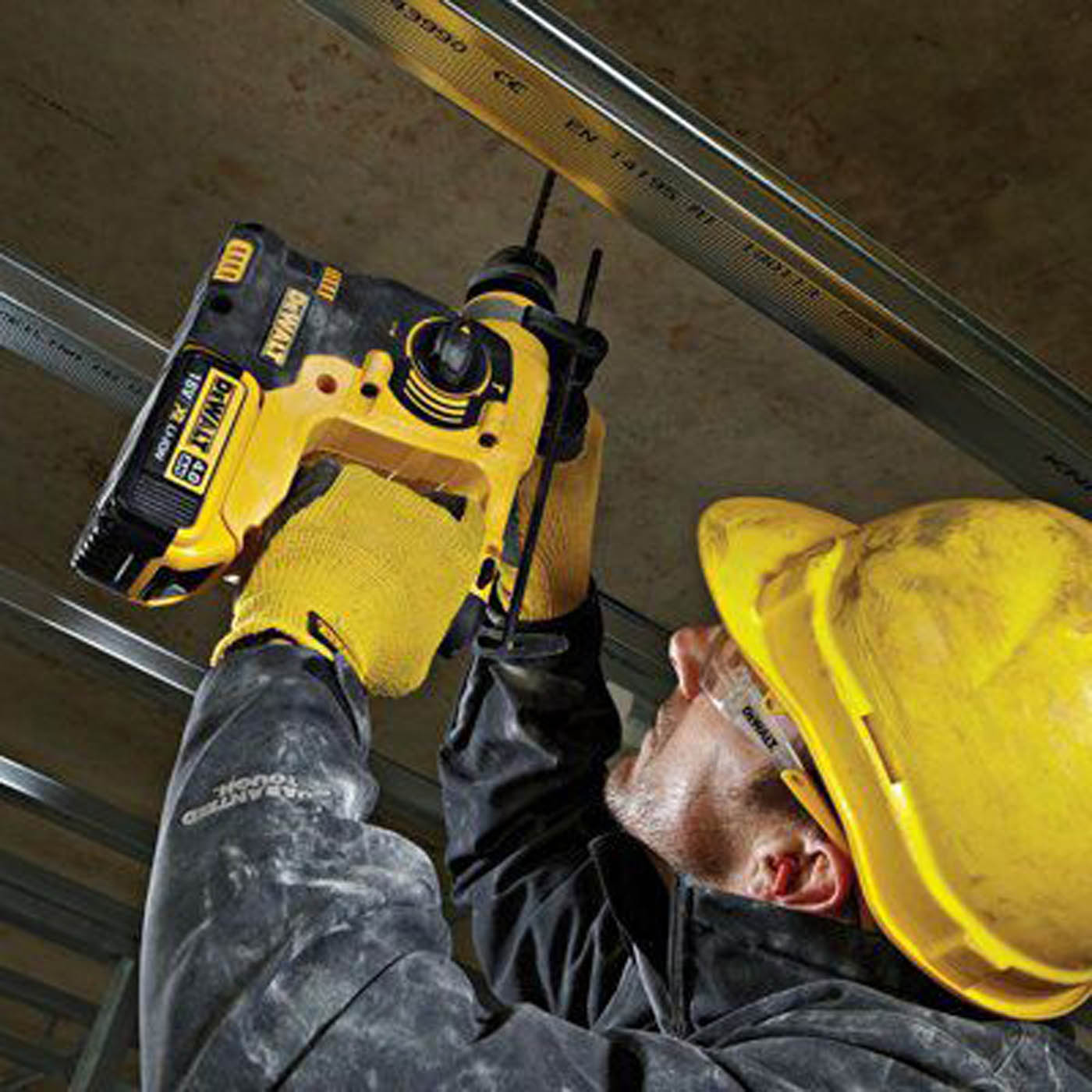 DeWalt Hammer Drill SDS+ DCH253N-XJ Cordless LED Work Light 18V Body Only - Image 2