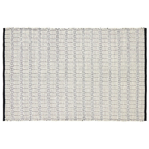Area Rug Natural Striped Wool Living Room Bedroom Floor Carpet 120x170cm - Image 1