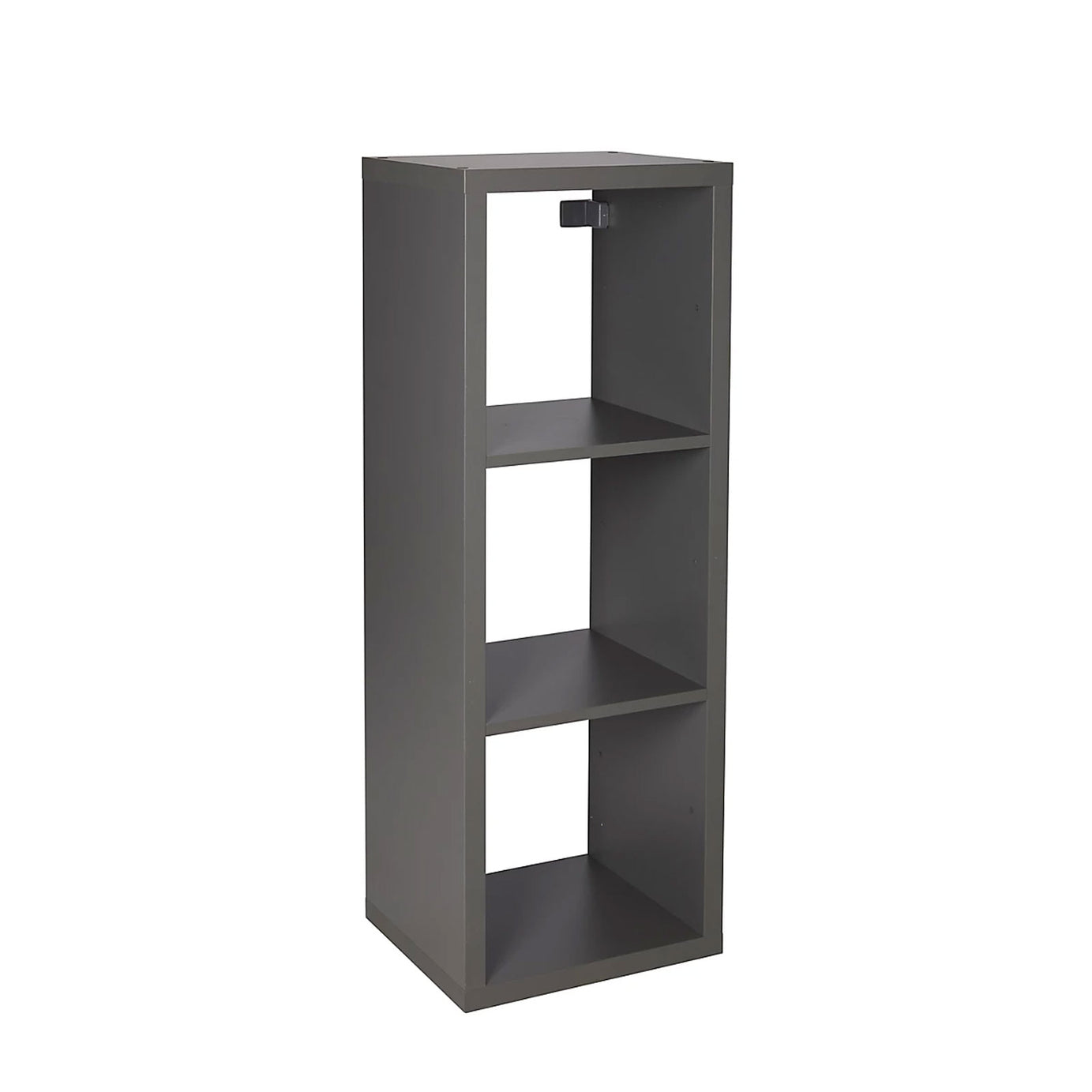 Cube Storage Unit Shelving Freestanding Grey Display Bookcase 39X33X108CM - Image 1