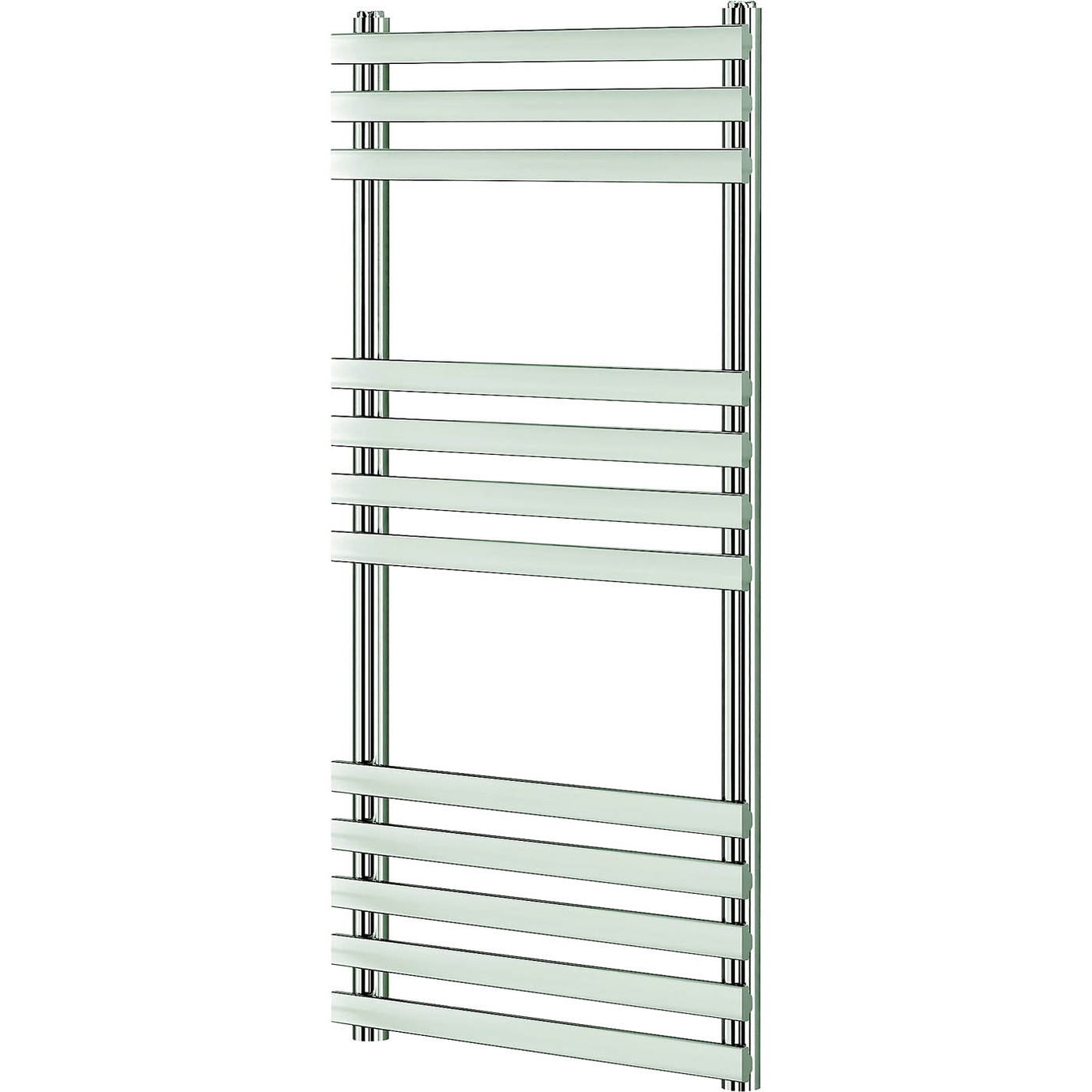 Blyss Towel Rail Radiator Chrome Flat Bathroom Warmer Ladder (H)97.4x(W)50cm - Image 1