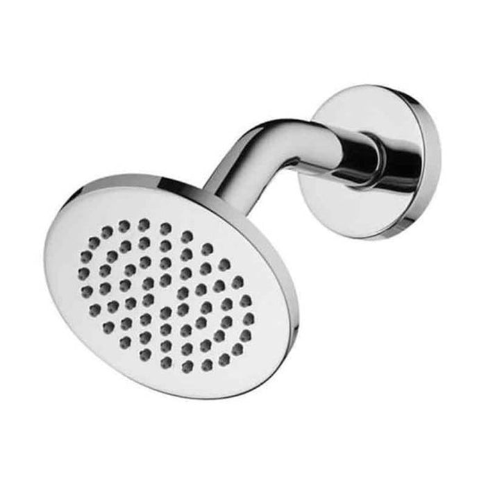 Shower Head And Arm Handsets Chrome Rainfall Angled Brass Modern Bathroom - Image 2