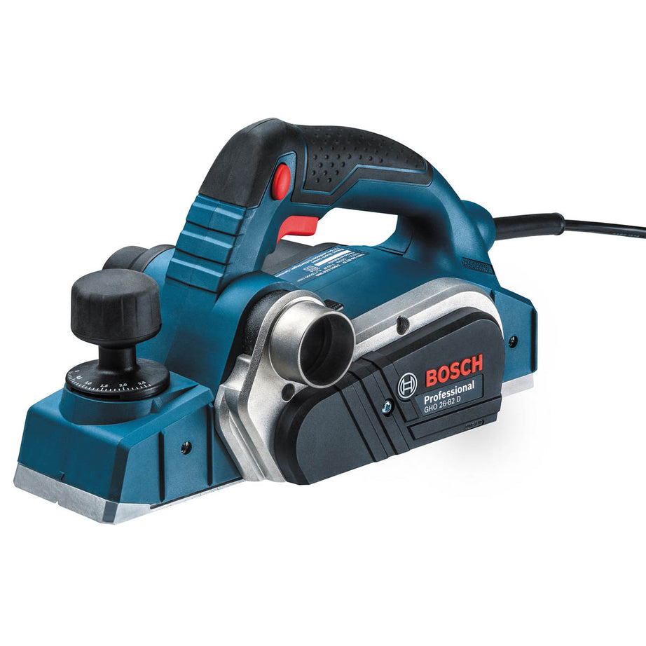 Bosch Planer Electric GHO26-82D 2.6mm Soft Grip Compact Dust Bag Handheld 710W - Image 1