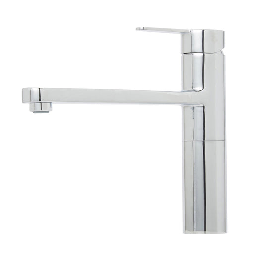 Kitchen Tap Top Lever Brass Metal Alloy Chrome Effect Compression Swivel Spout - Image 1