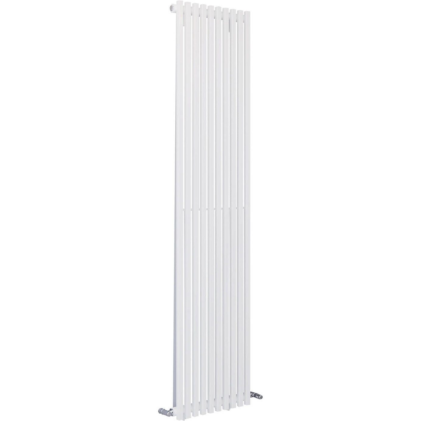 Blyss Designer Radiator White Vertical Steel Modern Indoor (H)180x(W)40cm - Image 3