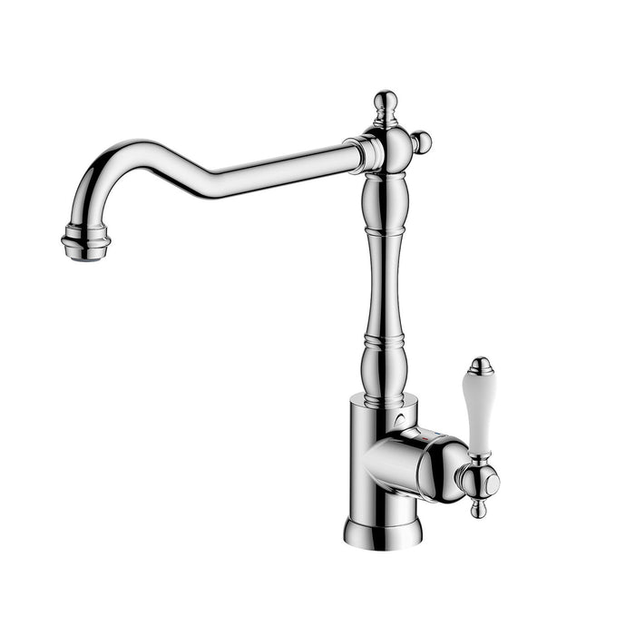 Cooke & Lewis Kitchen Side Lever Tap Belmore Chrome Effect - Image 2