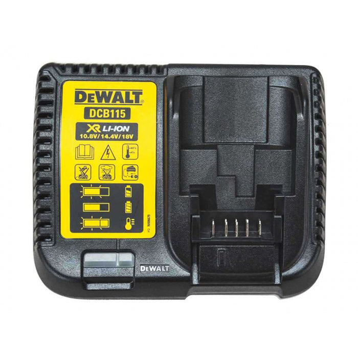 Dewalt Battery Charger 10.8/14.4/18V Li-ion XR Multi Voltage DCB115-GB Compact - Image 2