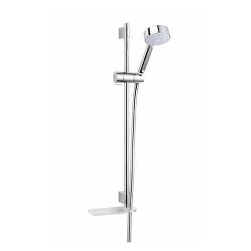Shower Kit White & Chrome Effect Four Spray Contemporary Adjustable Slimline - Image 1