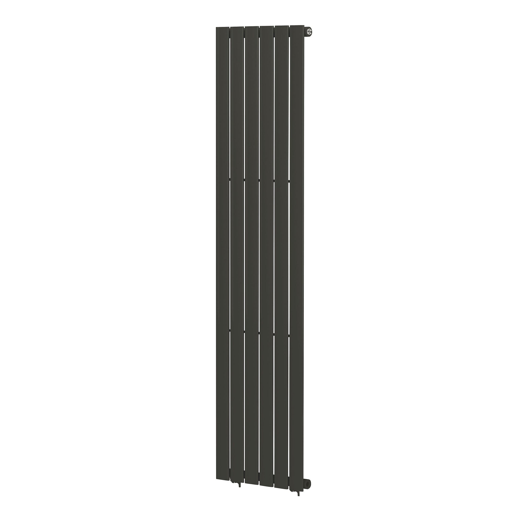 Blyss Faringdon Vertical Designer Radiator Anthracite 452x1800mm 2598BTU - Image 1