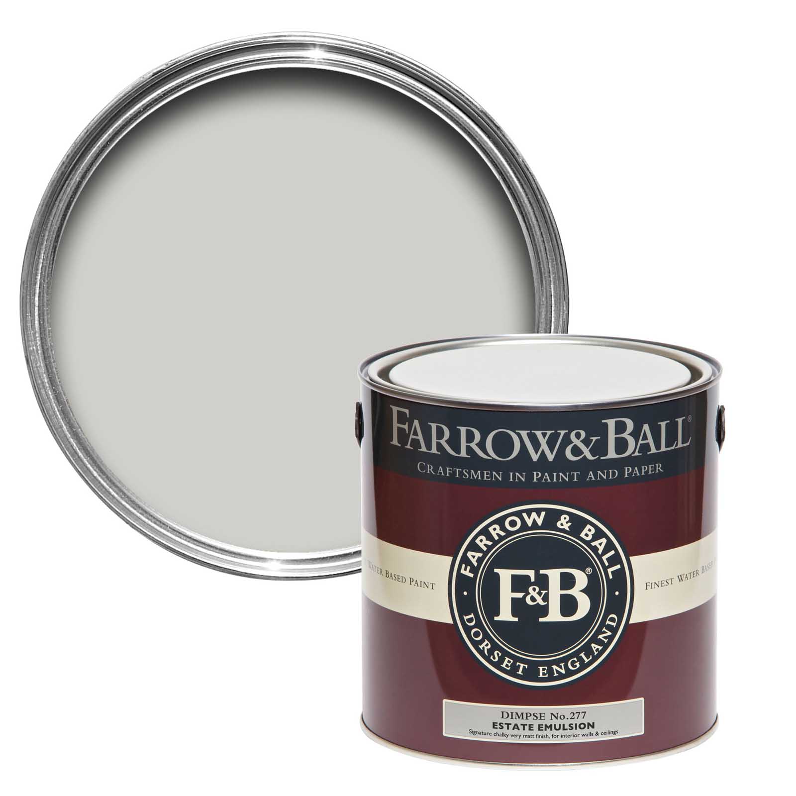 Farrow & Ball Estate Dimpse No.277 Matt Wall & ceiling Emulsion paint, 2.5L - Image 1