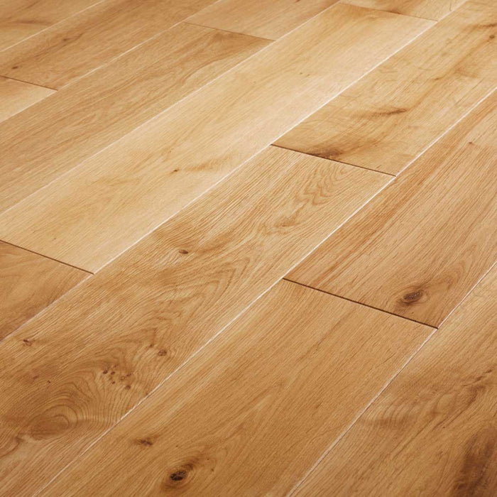Oak Flooring Wood Planks Brushed Matt Natural 4 Sided Bevelled Edge 1.152m² - Image 3