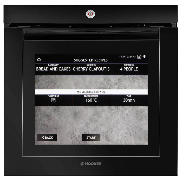 Hoover Vision Oven Single Built In Integrated Video Recipe Touchscreen 80L 60cm - Image 5