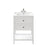 Bathroom Vanity Unit Basin Sink Satin White Freestanding Storage Cabinet - Image 4