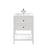 Bathroom Vanity Unit Basin Sink Satin White Freestanding Storage Cabinet - Image 7