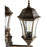 Garden Lamp Post Richelieu 3 Lights Brushed Gold Effect Mains-powered 102 inches - Image 2