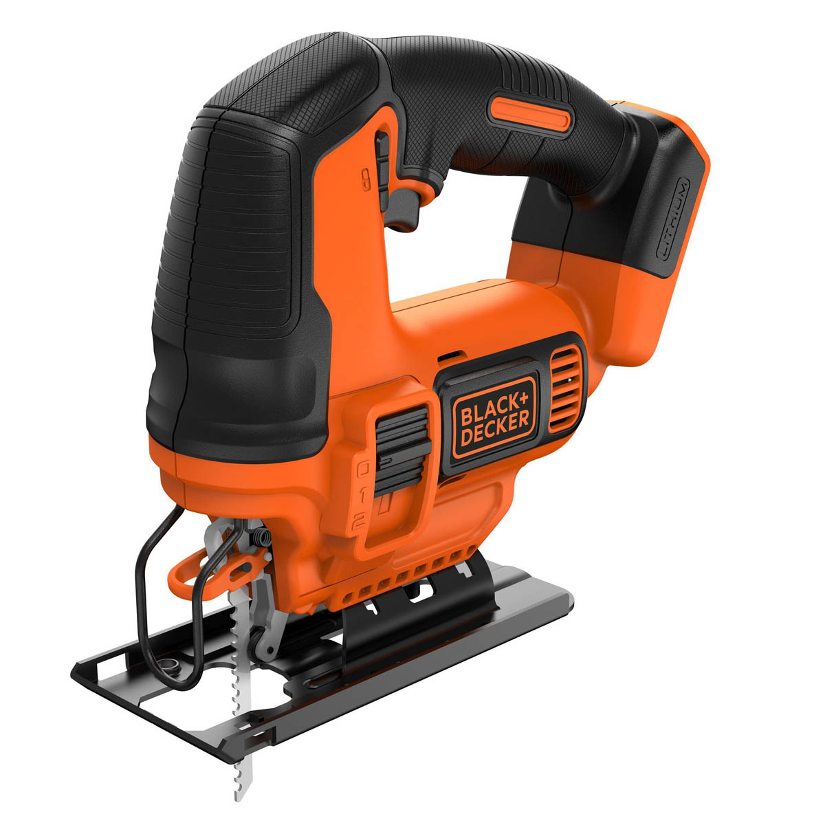 Black+Decker 18V POWERCONNECT Brushed Cordless Jigsaw (Bare Tool) - BDCJS18N-XJ - Image 1