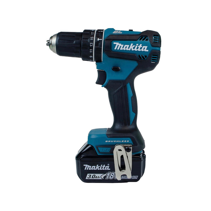 Makita Cordless Combi Drill 2 batteries DHP485SFE LXT 18V 3Ah Li-ion - Image 3