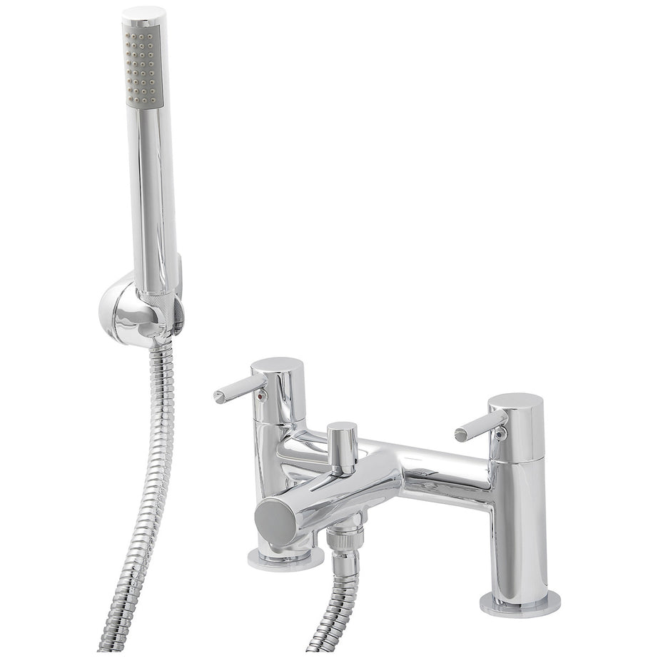 GoodHome Bath Shower mixer Tap Lazu 172305 Chrome-plated - Image 1