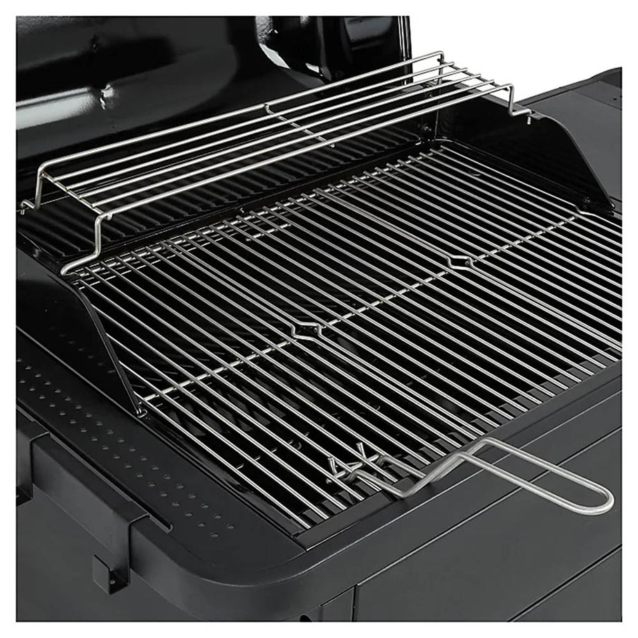 Barbecue Charcoal Grill Black Wheeled Portable Outdoor Garden Camping Storage - Image 5