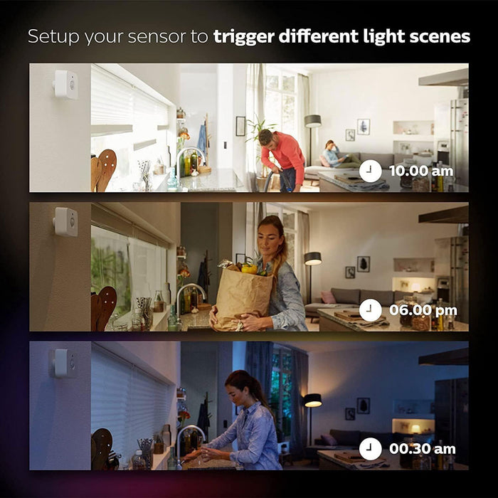 Philips Hue Motion Sensor Intelligent Smart Light Detector Portable Wireless - Image 4