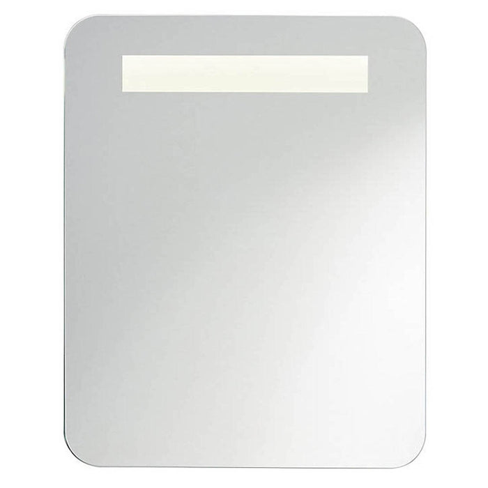 LED Bathroom Mirror Illuminated Demister Pad Rectangle Frameless Cool White - Image 1