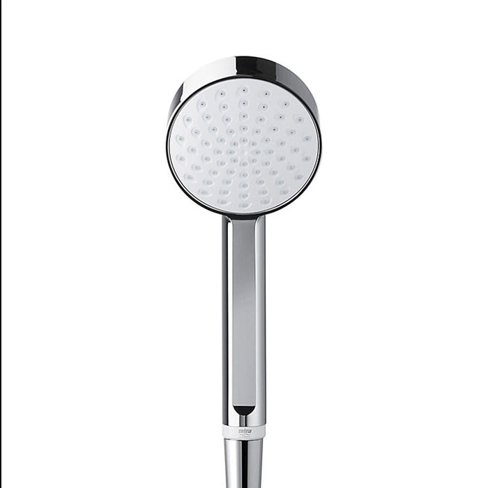 Mira Electric Shower White Single Spray Pattern Bathroom Round Twin Head 10.8kW - Image 2