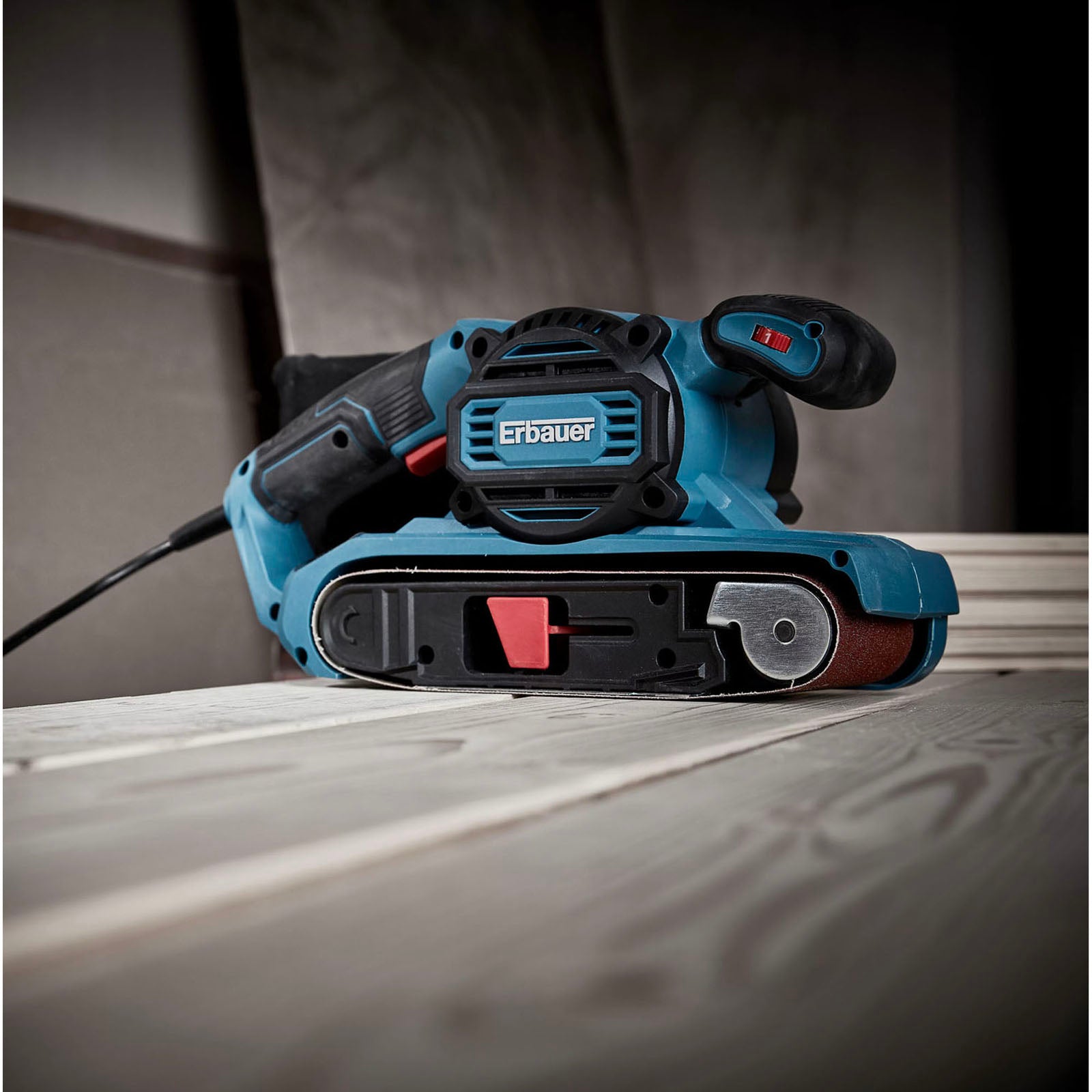 Erbauer Belt Sander Electric EBS950 Variable Speed Carry Case 950W 220-240V - Image 4