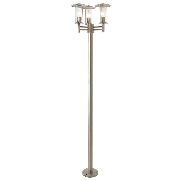 Outdoor Post Lamp Lantern 3 Way Light Halogen Modern Garden Walkway Patio 2M - Image 4