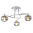 Ceiling Light Chandeliers 3 Way Lamp Chrome Effect Modern Living Room Bedroom - Image 1