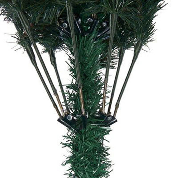 Artificial Christmas Tree 7ft Pine Green Flocked Effect Hinged Indoor 2.1m - Image 2