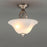 Inlight Rolli Brushed Glass & metal Nickel effect 2 Lamp Ceiling light - Image 3