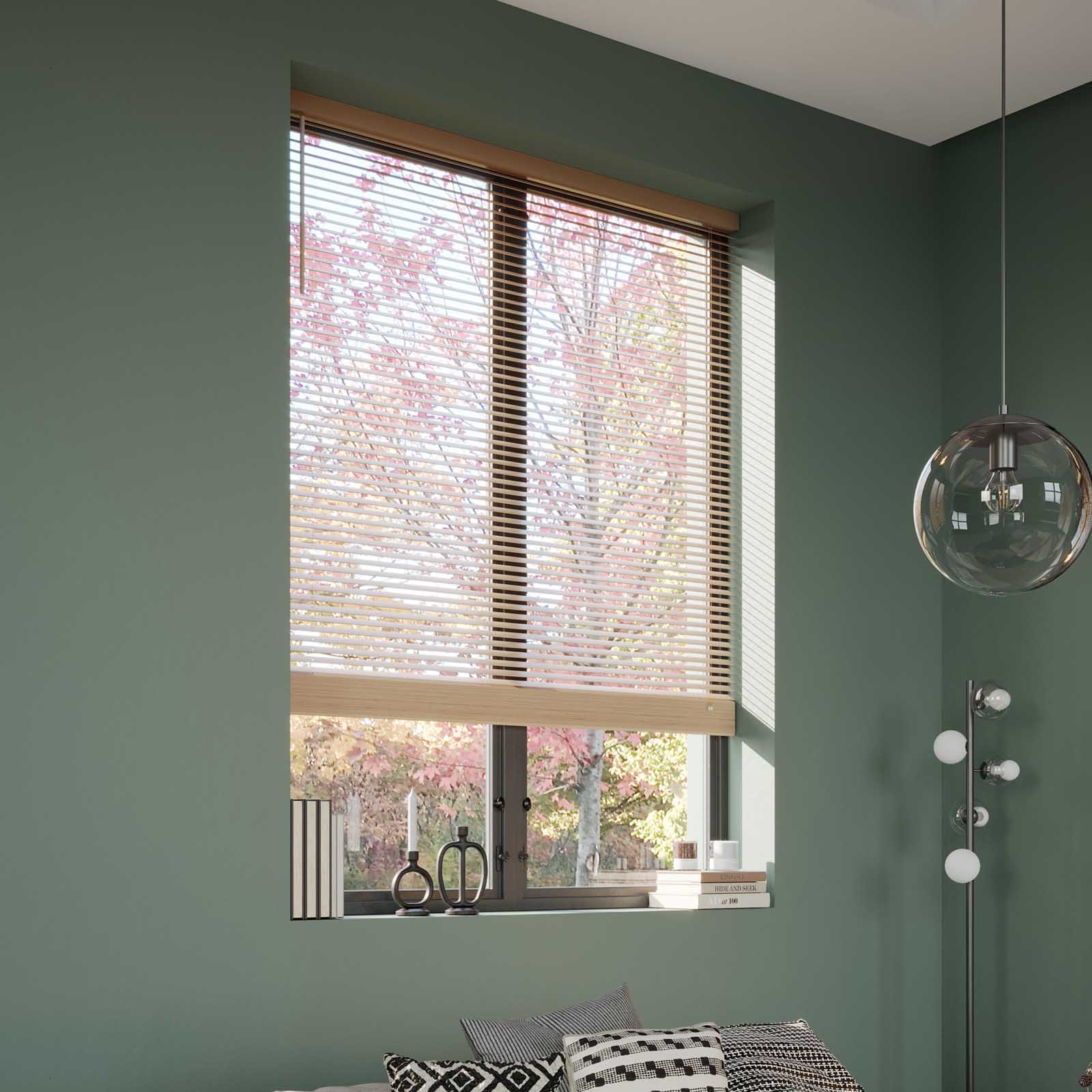 Cana Natural Oak effect Wood Venetian Blind (W)160cm (L)180cm - Image 2