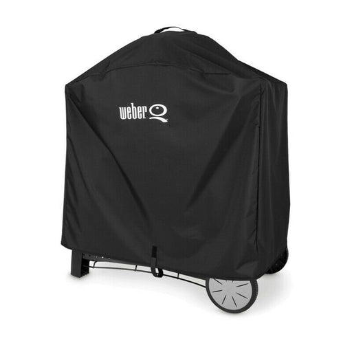 Barbecue Cover Q3000 BBQ Black With Straps Large Rectangle Lightweight Durable - Image 1