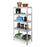 Form Exa 5 shelf HDF & steel Shelving unit (H)1800mm (W)900mm (D)450mm - Image 2