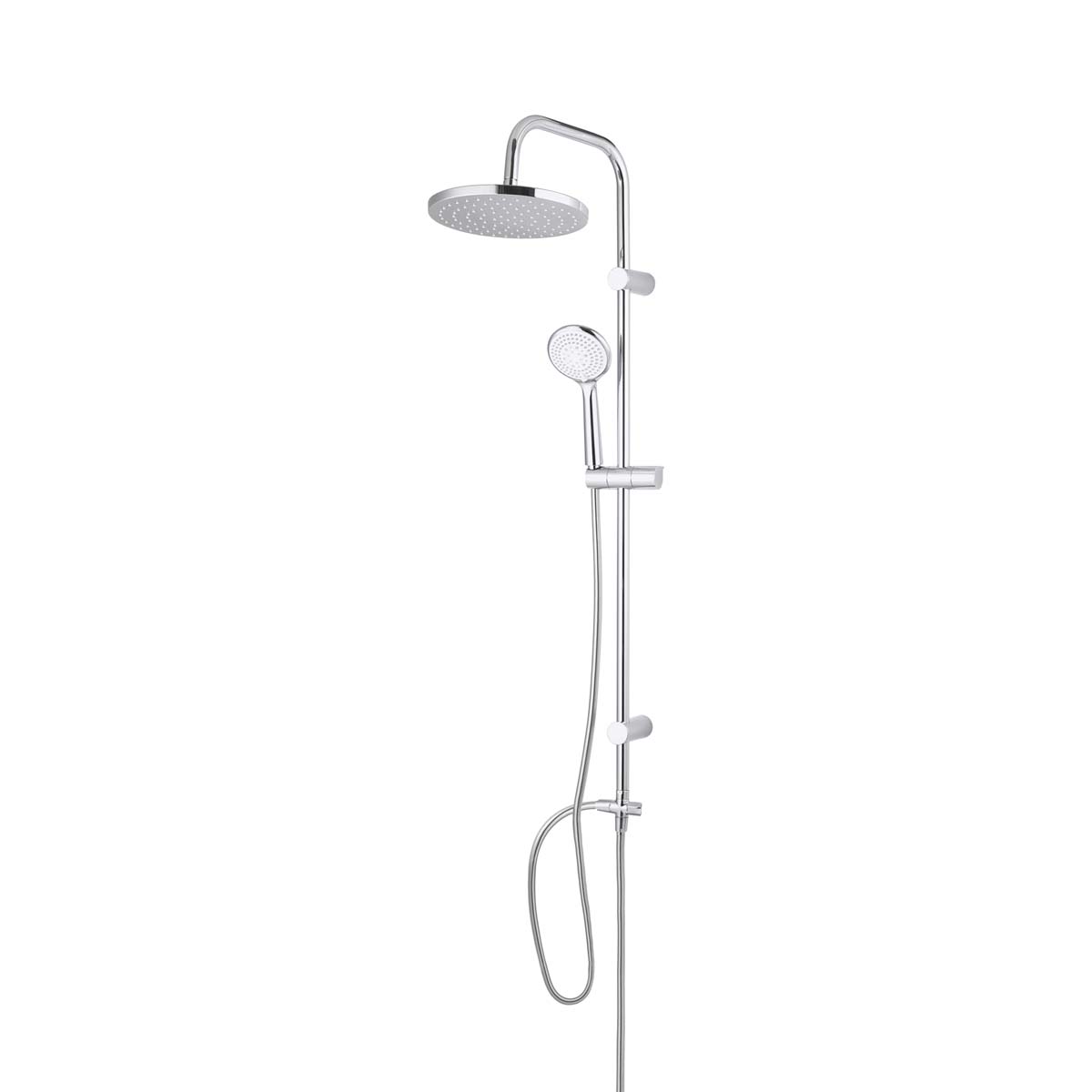 GoodHome Cavally Wall-mounted Diverter Shower kit with 1 shower heads - Image 1