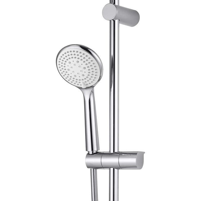 GoodHome Cavally Wall-mounted Diverter Shower kit with 1 shower heads - Image 4