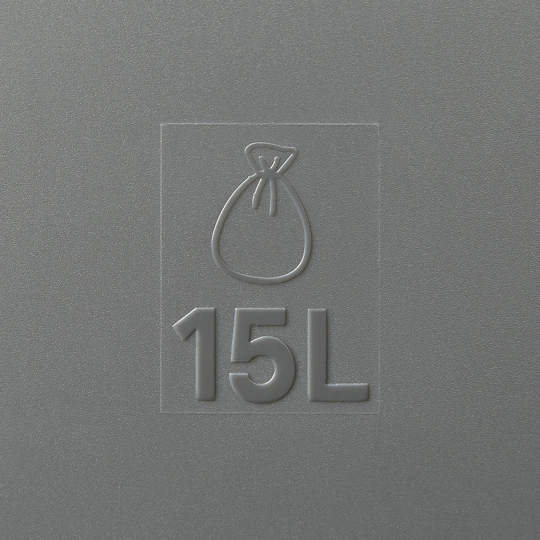 GoodHome Kora Anthracite Metal & plastic Integrated Pull-out kitchen bin 13L - Image 3