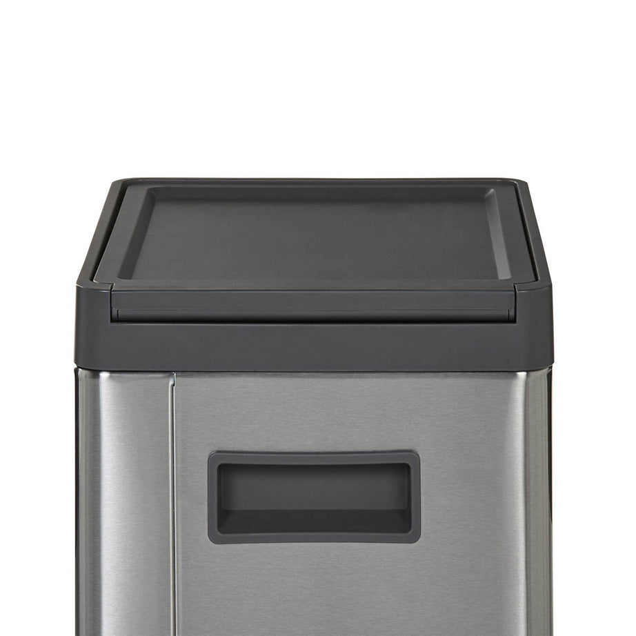 GoodHome Kora Pedal Anthracite Metal Pedal Bin - 14L - Image 3