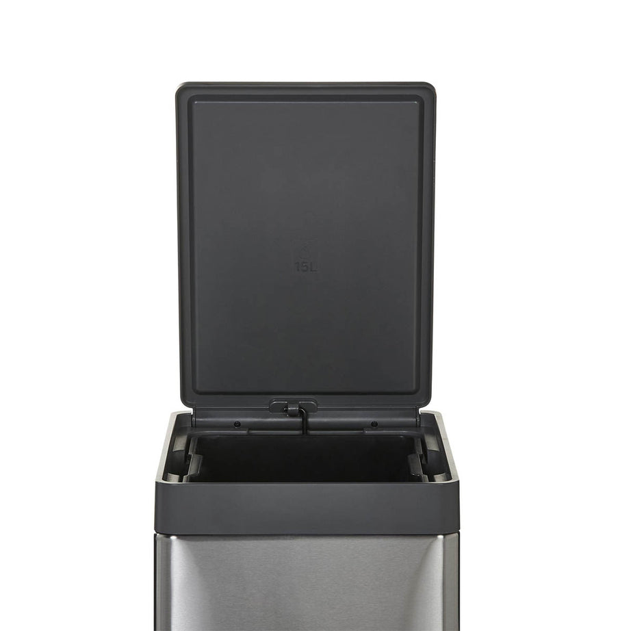 GoodHome Kora Pedal Anthracite Metal Pedal Bin - 14L - Image 4