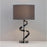 Inlight Table Bedside Light Lamp Aitne Spiral Polished Black Chrome Effect - Image 1