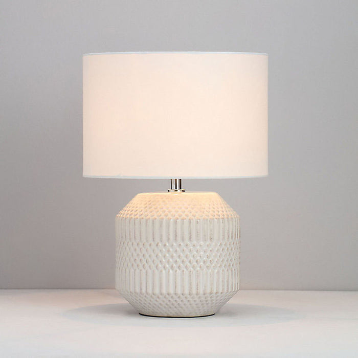 Inlight Table Light Eupheme Ceramic White Glazed Bedside Lamp IP20 28W 240 V - Image 2
