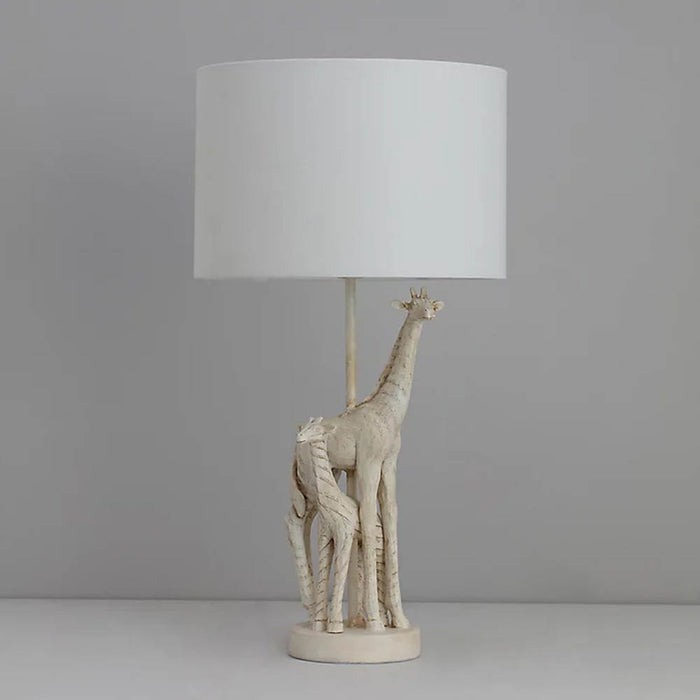 Table Lamp Giraffe Safari Look Ivory Neutral Modern Bedside Light 28W - Image 2