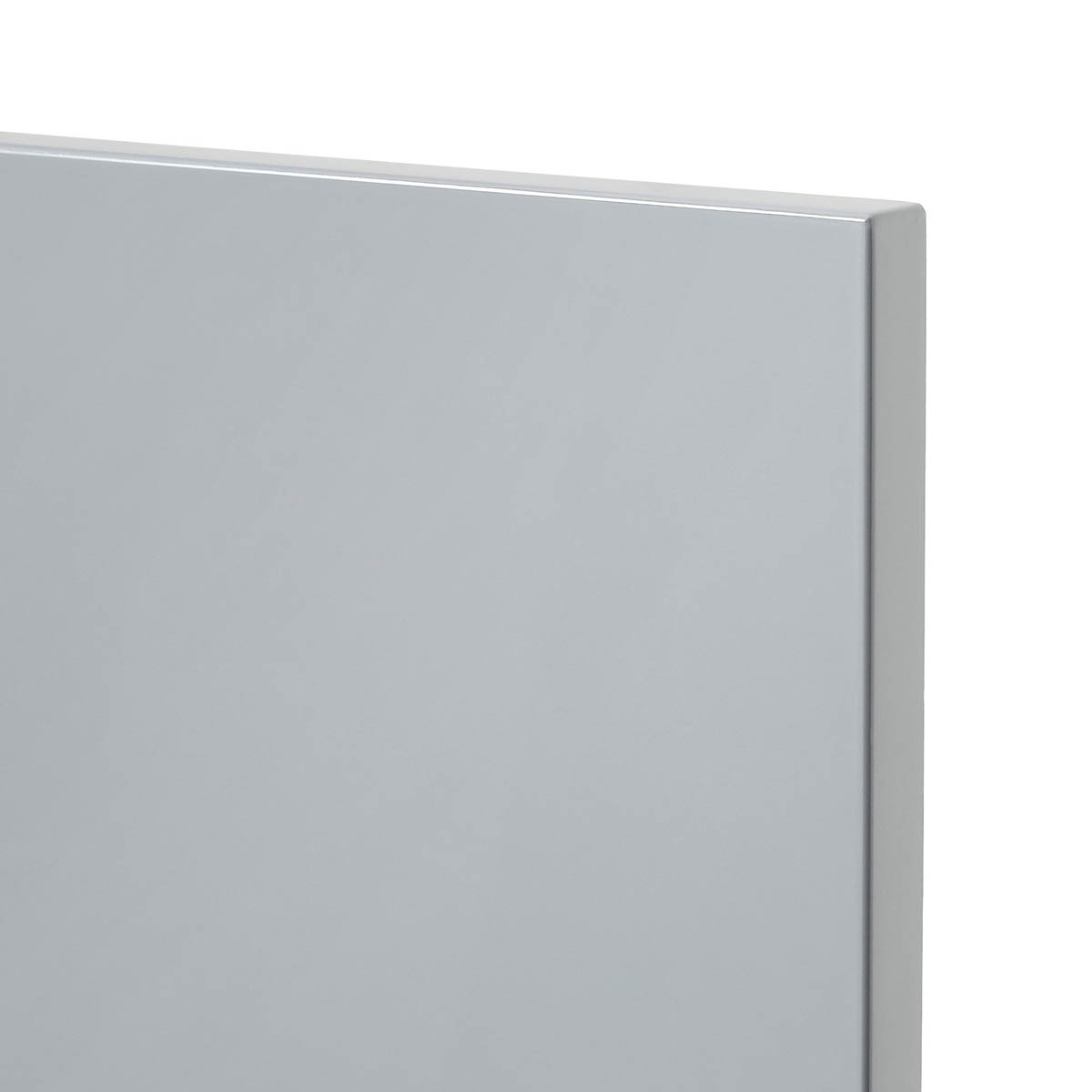 Kitchen Cabinet Door High Gloss Grey Slab Highline (W)600mm (H)715mm (T)18mm - Image 5