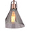 Dafyd Ceiling Light Pendant Copper Smoke Glass Modern Bedroom Lounge E27 42W - Image 4