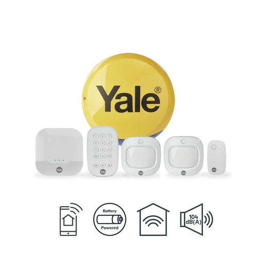 Yale Intruder Alarm Kit 6 Piece IA-320 Sync Anti Tamper Smart Wireless Siren - Image 1
