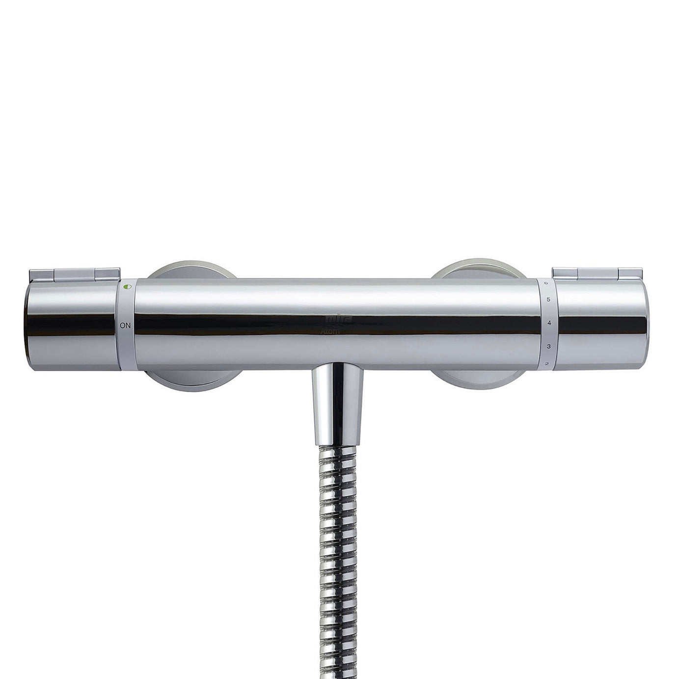 Mira Thermostatic Mixer Shower Chrome 4 Spray Pattern Round Head Wall Mounted - Image 2