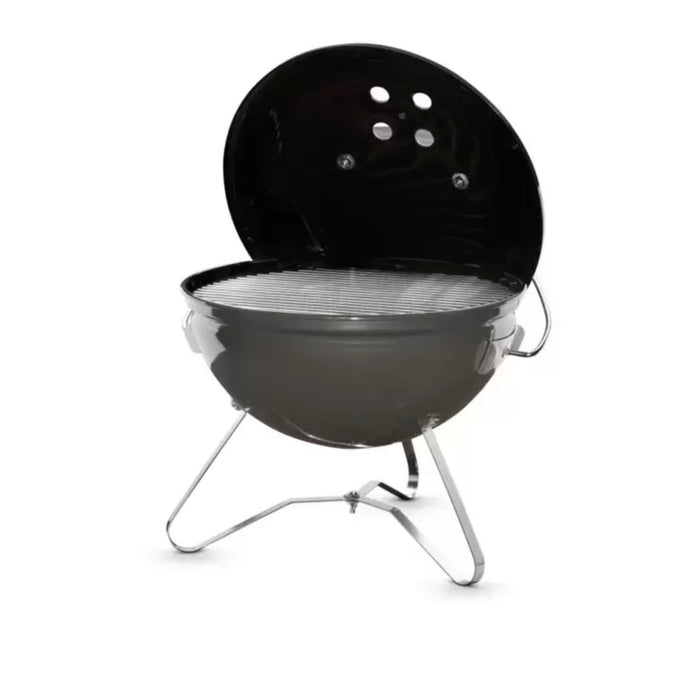 Charcoal Barbecue Grill Grey Outdoor Garden Camping Portable With Handle (H)43cm - Image 2