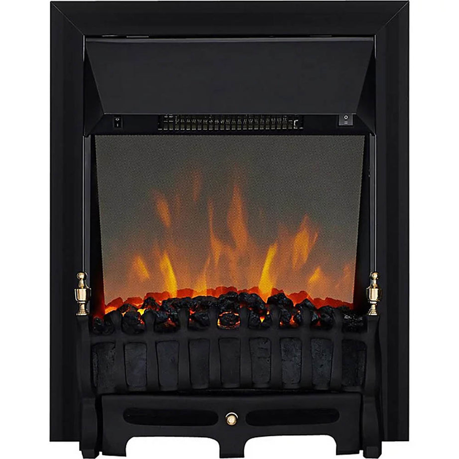 Electric Fire Realistic Flame Effect Inset Freestanding 2kW Remote Controlled - Image 1