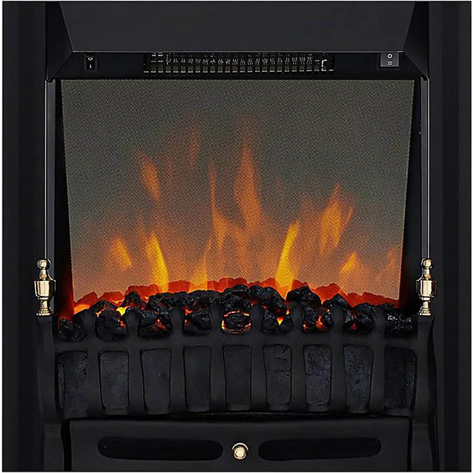 Electric Fire Realistic Flame Effect Inset Freestanding 2kW Remote Controlled - Image 4