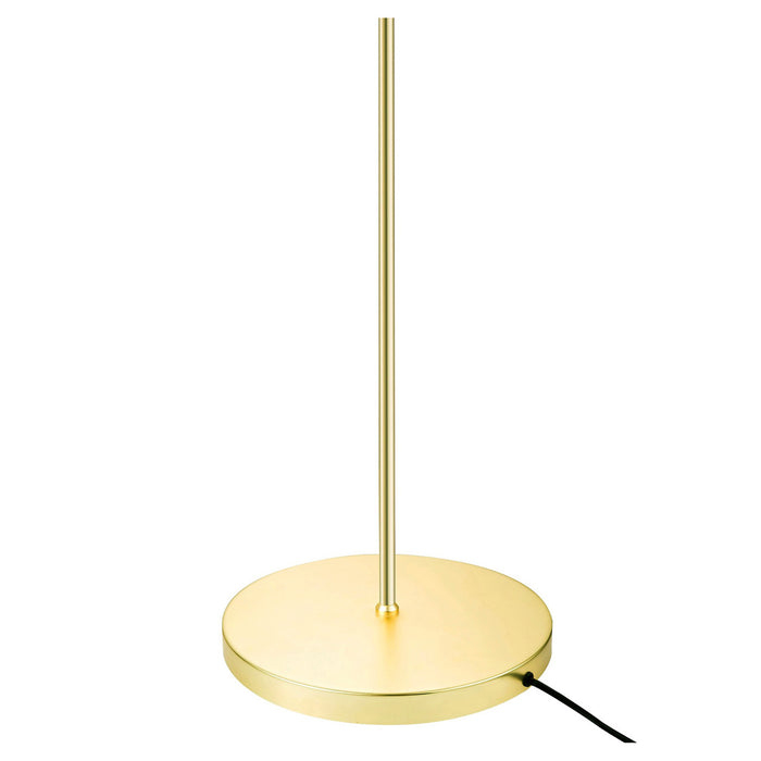 GoodHome Floor Light Baldaz Brushed Brass Effect Modern Floor Lamp H1400mm - Image 2