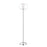 Floor Lamp Tall Light Standing Modern Clear Plastic Shade Bedroom Lounge 1.7m - Image 1